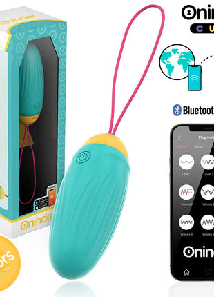 ONINDER CUTE - LOVE PLEASURE VIBRO-ROTIERENDES SILIKON-EDELSTEIN-EI - KOSTENLOSE WELTWEITE APP - Vibrierende Eier