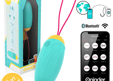 ONINDER CUTE - LOVE PLEASURE VIBRO-ROTIERENDES SILIKON-EDELSTEIN-EI - KOSTENLOSE WELTWEITE APP - Vibrierende Eier