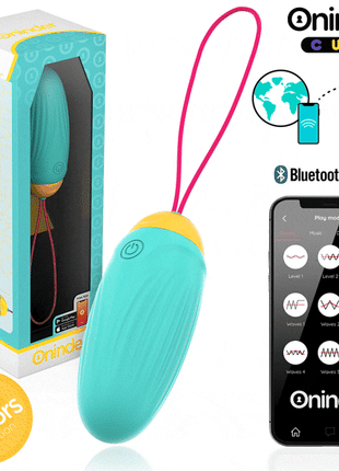 ONINDER CUTE - LOVE PLEASURE VIBRO-ROTIERENDES SILIKON-EDELSTEIN-EI - KOSTENLOSE WELTWEITE APP - Vibrierende Eier