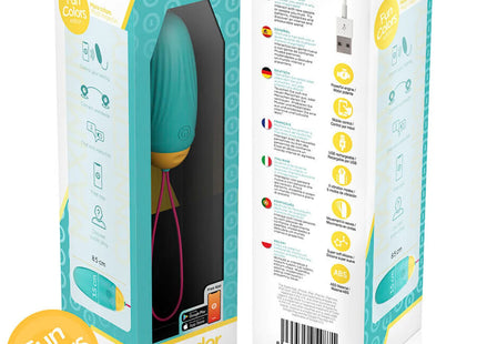 ONINDER CUTE - LOVE PLEASURE VIBRO-ROTIERENDES SILIKON-EDELSTEIN-EI - KOSTENLOSE WELTWEITE APP - Vibrierende Eier