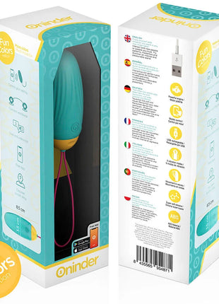 ONINDER CUTE - LOVE PLEASURE VIBRO-ROTIERENDES SILIKON-EDELSTEIN-EI - KOSTENLOSE WELTWEITE APP - Vibrierende Eier