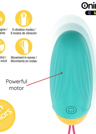 ONINDER CUTE - LOVE PLEASURE VIBRO-ROTIERENDES SILIKON-EDELSTEIN-EI - KOSTENLOSE WELTWEITE APP - Vibrierende Eier