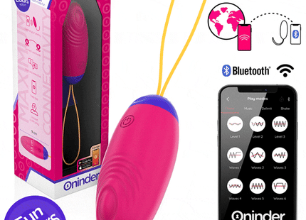 ONINDER CUTE - LOVE PLEASURE VIBRO-WAVE TAPPING SILIKON-EI - KOSTENLOSE WELTWEITE APP - Vibrierende Eier