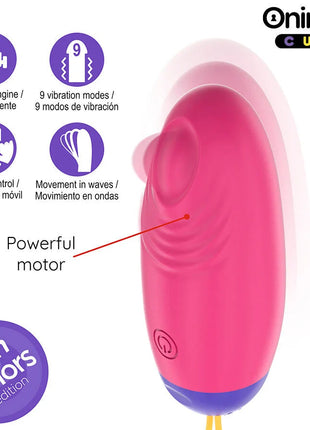 ONINDER CUTE - LOVE PLEASURE VIBRO-WAVE TAPPING SILIKON-EI - KOSTENLOSE WELTWEITE APP - Vibrierende Eier