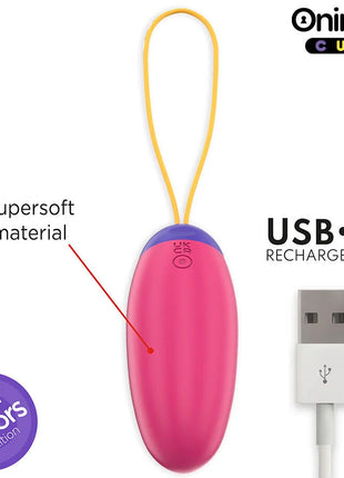 ONINDER CUTE - LOVE PLEASURE VIBRO-WAVE TAPPING SILIKON-EI - KOSTENLOSE WELTWEITE APP - Vibrierende Eier