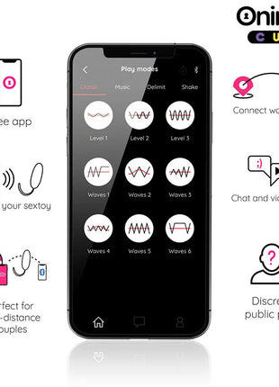 ONINDER CUTE - LOVE PLEASURE VIBRO-WAVE TAPPING SILIKON-EI - KOSTENLOSE WELTWEITE APP - Vibrierende Eier