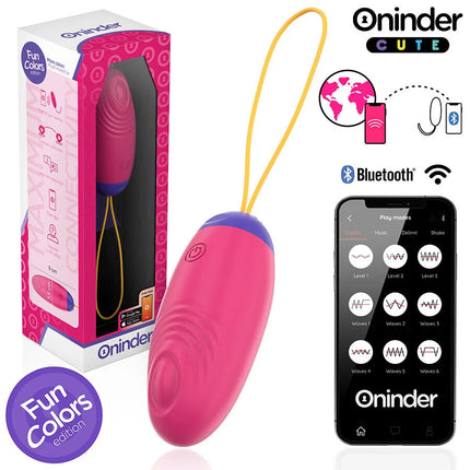 ONINDER CUTE - LOVE PLEASURE VIBRO-WAVE TAPPING SILIKON-EI - KOSTENLOSE WELTWEITE APP - Vibrierende Eier