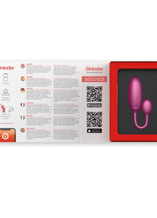 ONINDER - DENVER VIBRATIONSEI ROSA 7 X 2,7 CM KOSTENLOSE APP - Vibrierendes Ei