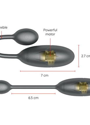 ONINDER - DENVER VIBRATIONSEI ROSA 7 X 2,7 CM KOSTENLOSE APP - Vibrierendes Ei