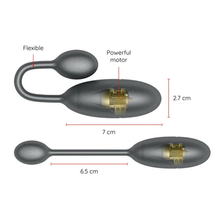 ONINDER - DENVER VIBRATIONSEI ROSA 7 X 2,7 CM KOSTENLOSE APP - Vibrierendes Ei