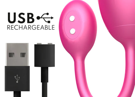 ONINDER - DENVER VIBRATIONSEI ROSA 7 X 2,7 CM KOSTENLOSE APP - Vibrierendes Ei