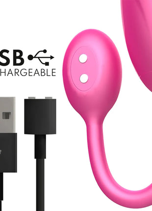 ONINDER - DENVER VIBRATIONSEI ROSA 7 X 2,7 CM KOSTENLOSE APP - Vibrierendes Ei