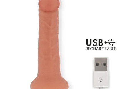 ONINDER - GROSSER BOGOTÁ-VIBRATORDILDO 9 GESCHWINDIGKEITEN NATÜRLICH 22 CM -O- 4,5 CM - KOSTENLOSE APP - Paarvibratoren