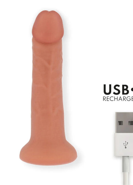 ONINDER - GROSSER BOGOTÁ-VIBRATORDILDO 9 GESCHWINDIGKEITEN NATÜRLICH 22 CM -O- 4,5 CM - KOSTENLOSE APP - Paarvibratoren
