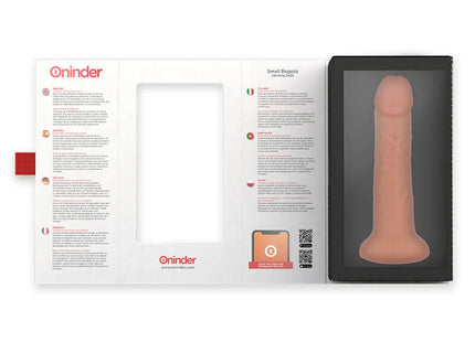 ONINDER - KLEINER BOGOTÁ-VIBRATORDILDO 9 GESCHWINDIGKEITEN NATÜRLICH 17.5 CM -O- 4 CM - KOSTENLOSE APP - Realistischer