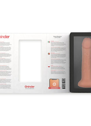 ONINDER - KLEINER BOGOTÁ-VIBRATORDILDO 9 GESCHWINDIGKEITEN NATÜRLICH 17.5 CM -O- 4 CM - KOSTENLOSE APP - Realistischer