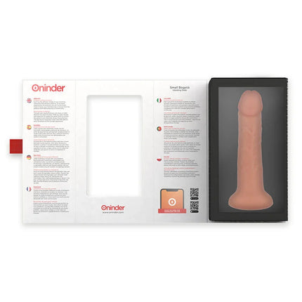 ONINDER - KLEINER BOGOTÁ-VIBRATORDILDO 9 GESCHWINDIGKEITEN NATÜRLICH 17.5 CM -O- 4 CM - KOSTENLOSE APP - Realistischer