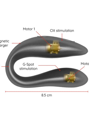 ONINDER - LISBOA G-SPOT-STIMULATOR - PARRE - MIT APP - Paar-Vibrator