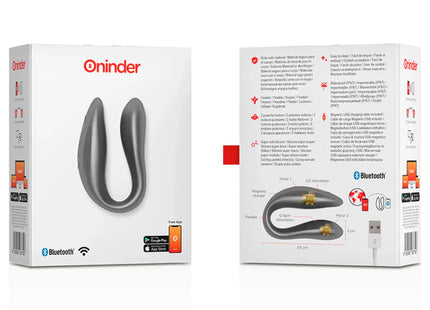 ONINDER - LISBOA G-SPOT-STIMULATOR - PARRE - MIT APP - Paar-Vibrator