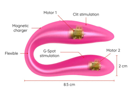 ONINDER - LISBOA G-SPOT-STIMULATOR - PARRE - MIT APP - Paar-Vibrator