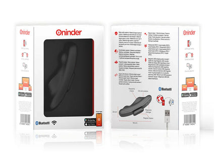 ONINDER - MANILA PANTY WIEDERAUFLADBARER VIBRATOR 9 GESCHWINDIGKEITEN 9,6 CM X 2,6 CM - KOSTENLOSE APP