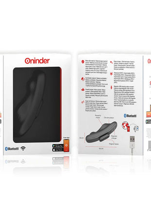 ONINDER - MANILA PANTY WIEDERAUFLADBARER VIBRATOR 9 GESCHWINDIGKEITEN 9,6 CM X 2,6 CM - KOSTENLOSE APP
