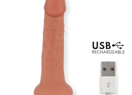 ONINDER - MITTLERER BOGOTÁ-VIBRATORDILDO MIT 9 GESCHWINDIGKEITEN NATÜRLICH 20 CM -O- 4.2 CM - KOSTENLOSE APP