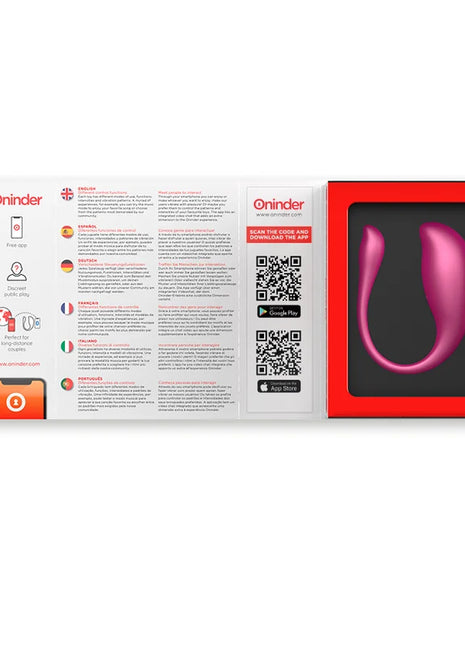 ONINDER - NAIROBI VIBRIERENDES EI ROSA - KOSTENLOSE APP - Vibrierendes Ei