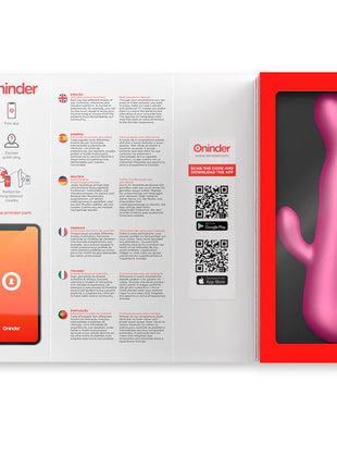 ONINDER - OSLO VIBRATION & ROTATION ROSA - KOSTENLOSE APP - HI-TECH Vibrator