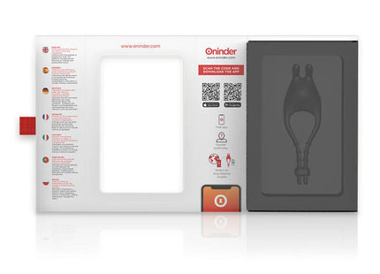 ONINDER - PAMPA EINSTELLBARER VIBRATORRING MIT KLITORISSTIMULATOR 10 GESCHWINDIGKEITEN - KOSTENLOSE APP - Penisring