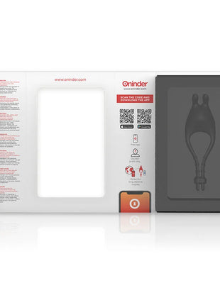 ONINDER - PAMPA EINSTELLBARER VIBRATORRING MIT KLITORISSTIMULATOR 10 GESCHWINDIGKEITEN - KOSTENLOSE APP - Penisring