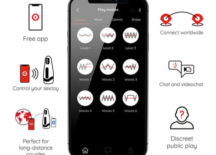 ONINDER - SEOUL MASTURBATOR - 10 GESCHWINDIGKEITEN - KOSTENLOSE APP - Automatischer Masturbator