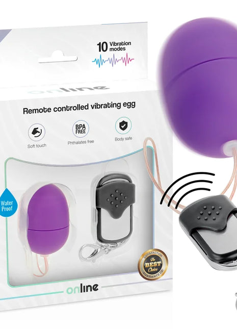 Lila fernbedienung vibrierendes ei mit schwarzem und silbernem keychain controller für diskrete nutzung