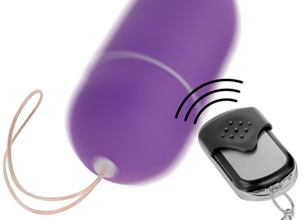 Lila silikon ei vibrator mit fernbedienung für kabelloses sexuelles vergnügen