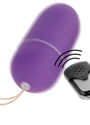 Lila silikon ei vibrator mit fernbedienung für kabelloses sexuelles vergnügen