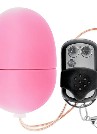 Online fernbedienung vibrierendes ei s rosa aus silikon mit schwarzer fernbedienung und silbernen tasten