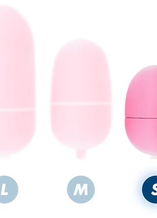 Online fernbedienung vibrierendes ei rosa kleines pinkes silikon ei für diskrete anwendung
