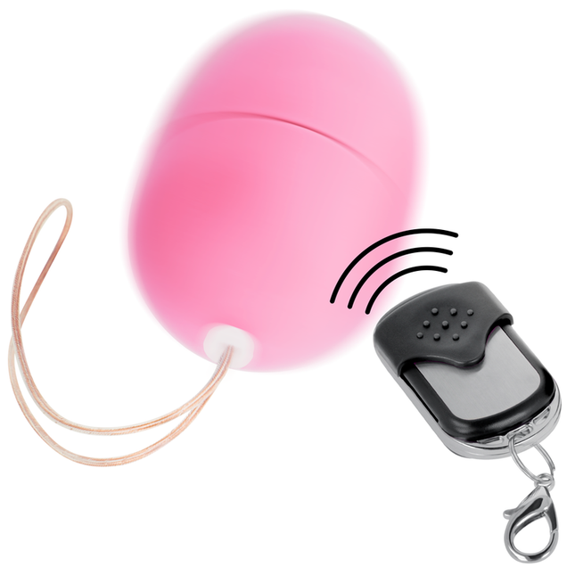 Online fernbedienung vibrierendes ei aus rosa silikon mit passender fernbedienung für diskrete nutzung