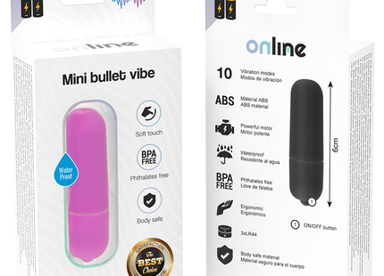 Online mini lila vibrierende kugel zwei mini bullet vibes in pink und schwarz für diskrete massage