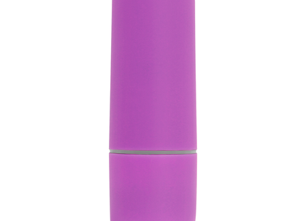 Lila silikon vibrierende kugel mit glattem rundem design und silbernem metallband online mini lila vibrierenden kugel
