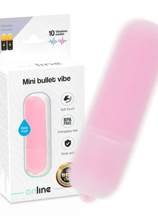 Online mini rosa vibrationskugel pink silikon mini bullet vibe mit 10 vibrationsmodi und soft touch finish