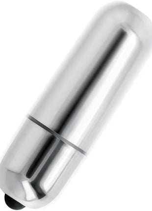 Online mini silber vibrierende kugel mit silberner metallischer oberfläche und schwarzer spitze