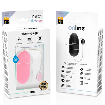 Online rosa wasserdichtes vibrations-ei in pink und schwarz aus abs material mit fernbedienung