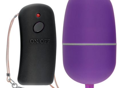 Online vibrierendes ei mit flieder farbe aus silikon mit silbernem band und fernbedienung mit on off taste