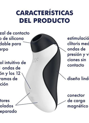 Orca-Vibrator – Kompakter Klitorissauger & Vibrator mit 2 Motoren - Druckwellen saugende Vibratoren