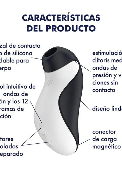 Orca-Vibrator – Kompakter Klitorissauger & Vibrator mit 2 Motoren - Druckwellen saugende Vibratoren