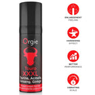 Schwarze aerosolflasche touro xxxl von red bull mit taurine und ginseng zur verbesserung der erektion und vergrößerung