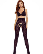 ouvert Strumpfhose TI OPEN 025 schwarz von Passion - 1/2 / Black - Strumpfhose