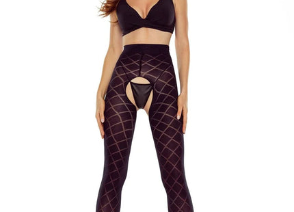 ouvert Strumpfhose TI OPEN 025 schwarz von Passion - 1/2 / Black - Strumpfhose