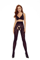 ouvert Strumpfhose TI OPEN 025 schwarz von Passion - 1/2 / Black - Strumpfhose